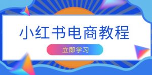 小红书电商教程，掌握帐号定位与内容创作技巧，打造爆款，实现商业变现-网创星球
