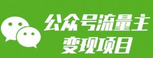 公众号流量主变现项目:每天2小时,普通人每月多挣三五千-网创星球