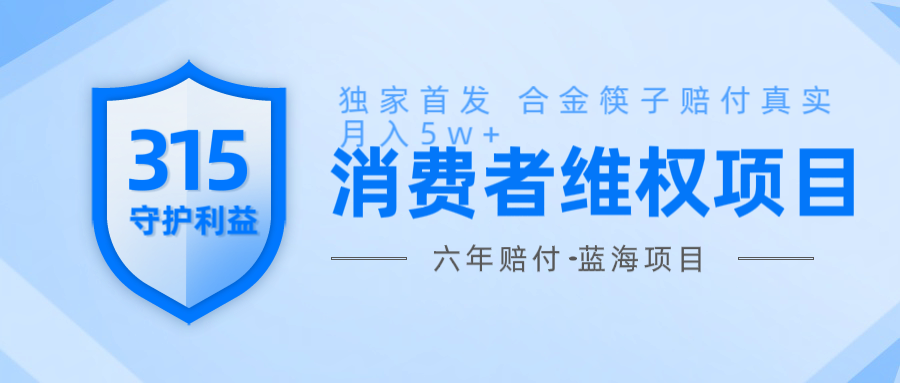 维Q赔付合金筷子玩法小白也能月入5w+风口项目实操-网创星球