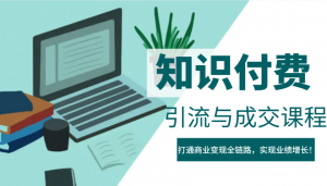 IP合伙人知识付费虚拟项目，引流与成交课程，打通商业变现全链路，实现业绩增长！-网创星球