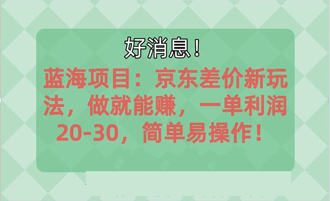 越早知道越能赚到钱的蓝海项目：京东大平台操作，一单利润20-30，简单...-网创星球