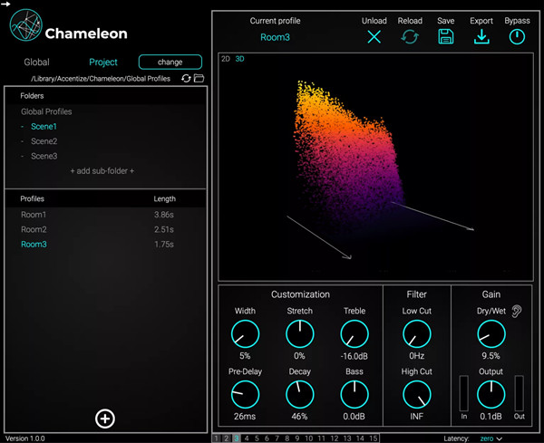 Accentize Chameleon(智能音频插件) v2.1.1 免费版-网创星球