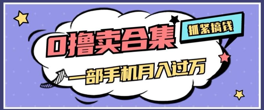 0撸项目月入过万,售卖全套ai工具合集,一单29.9元,一部手机即可【揭秘】