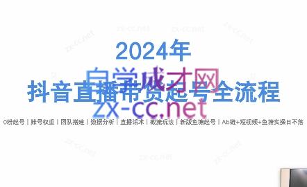 六六老师·2024年抖音直播带货起号全攻略-网创星球